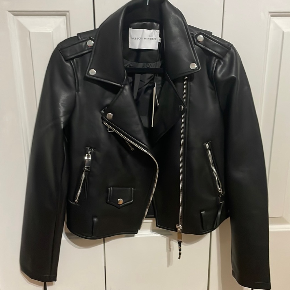 Rebecca Minkoff Leather Moto Jacket